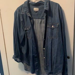 Button up denim shirt